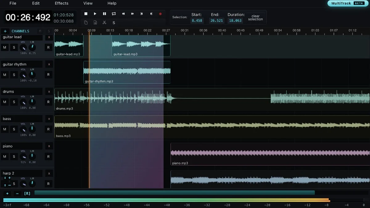 AudioMass screenshot