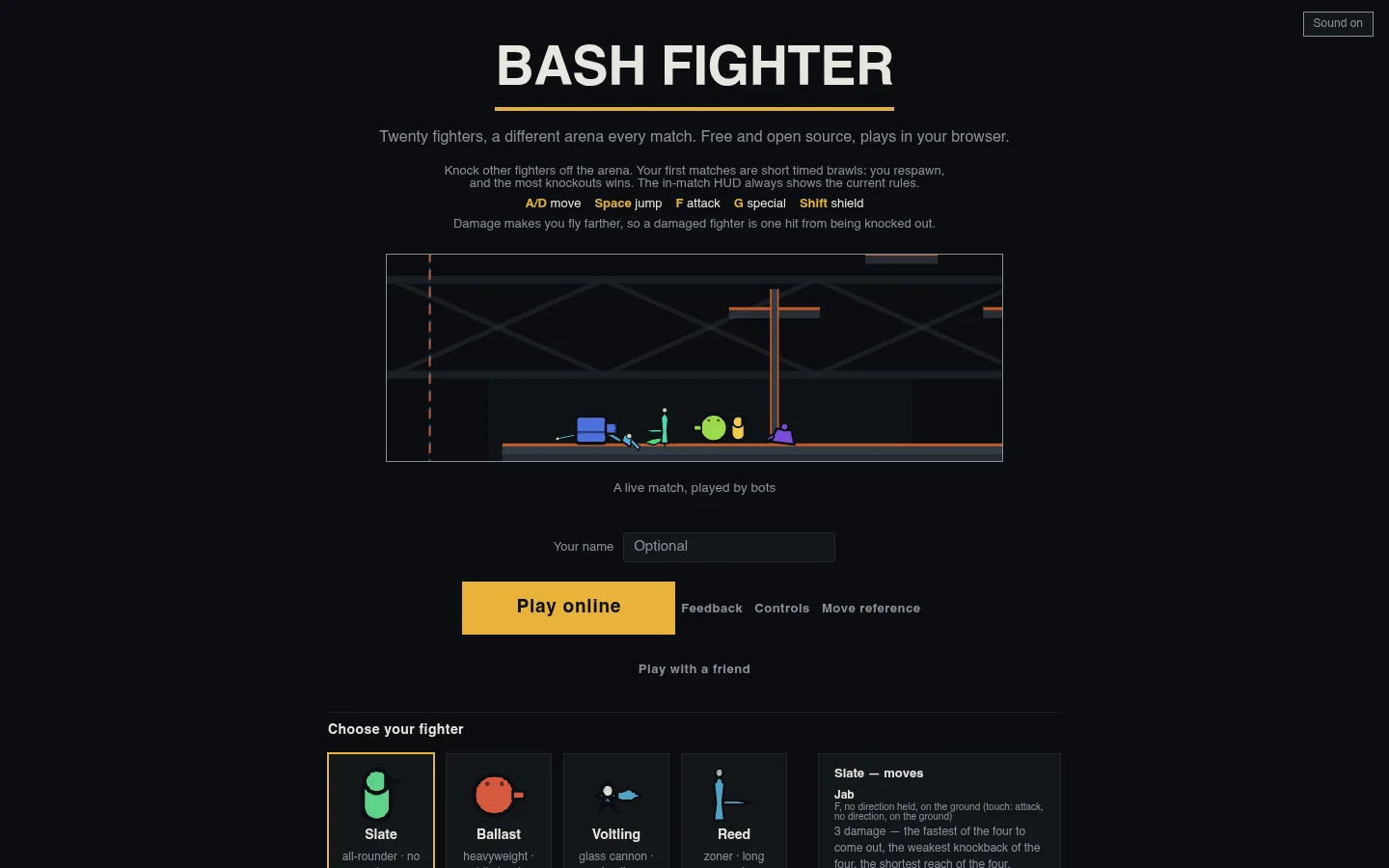 Bash Fighter screenshot