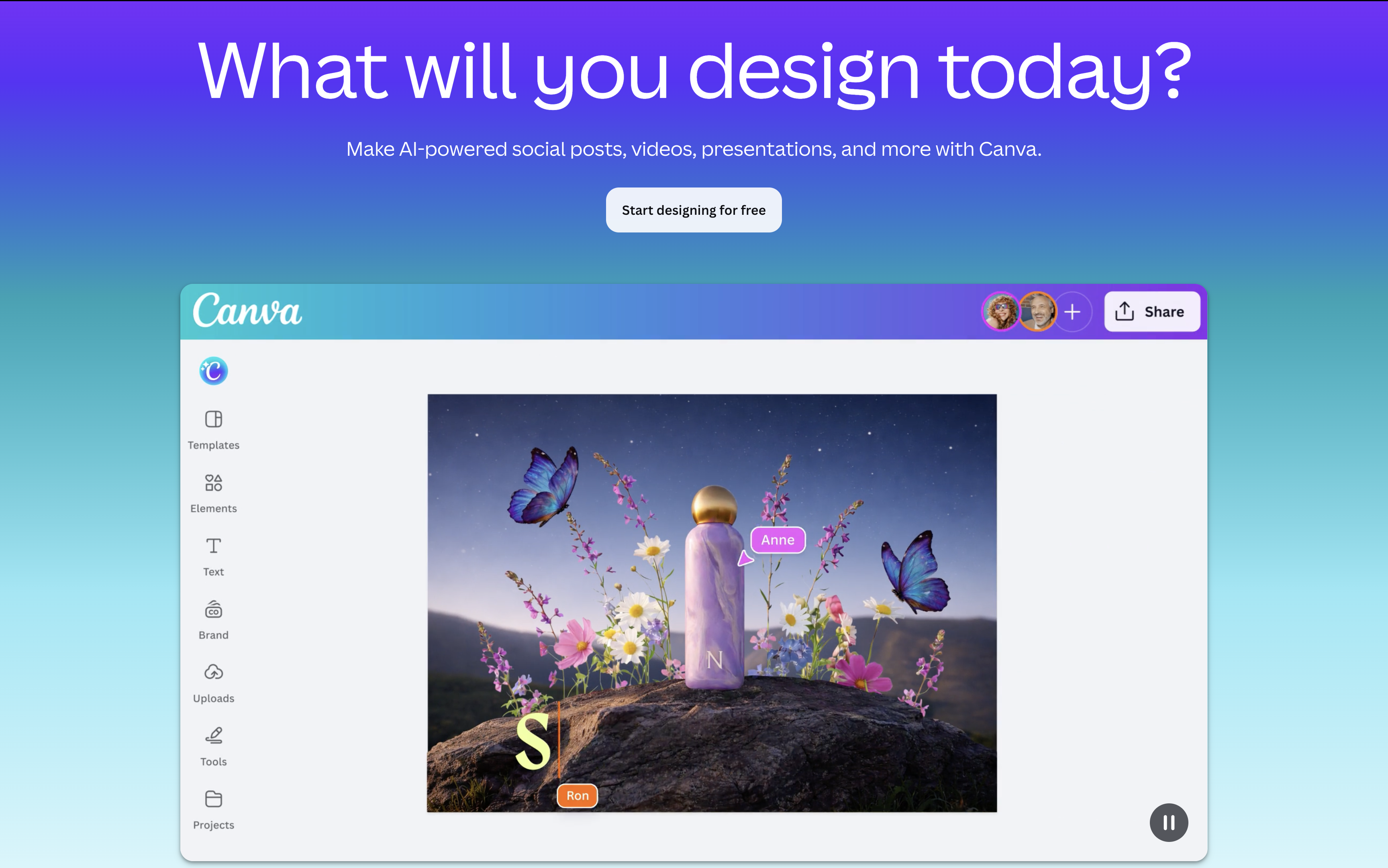 Canva screenshot
