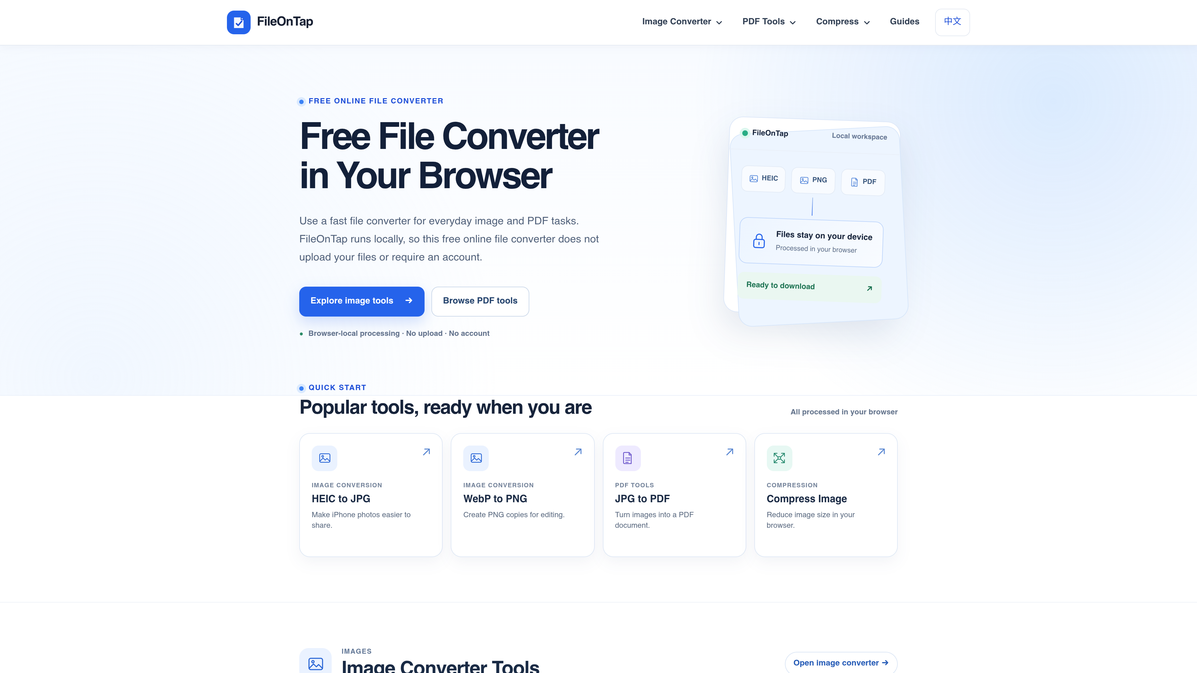FileOnTap screenshot