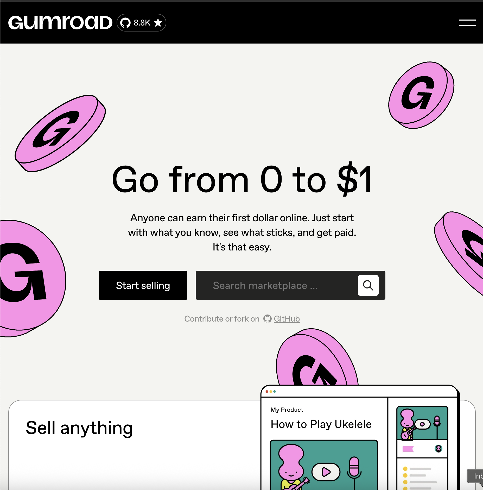 Gumroad screenshot