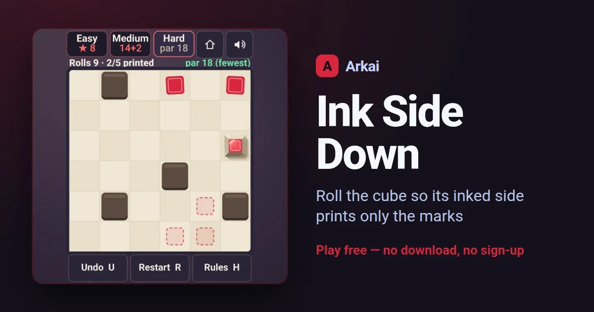 Ink Side Down screenshot