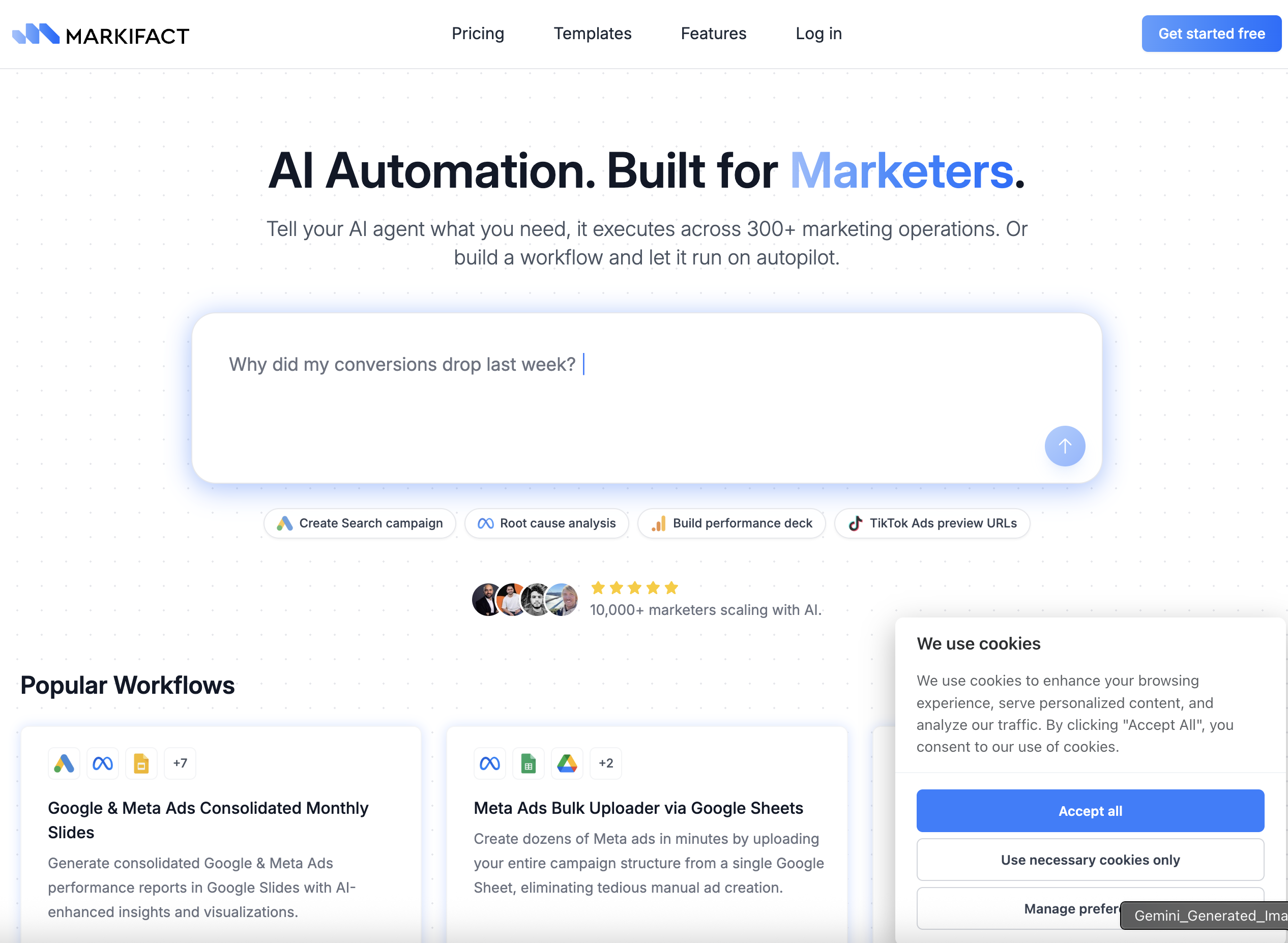 Markifact screenshot