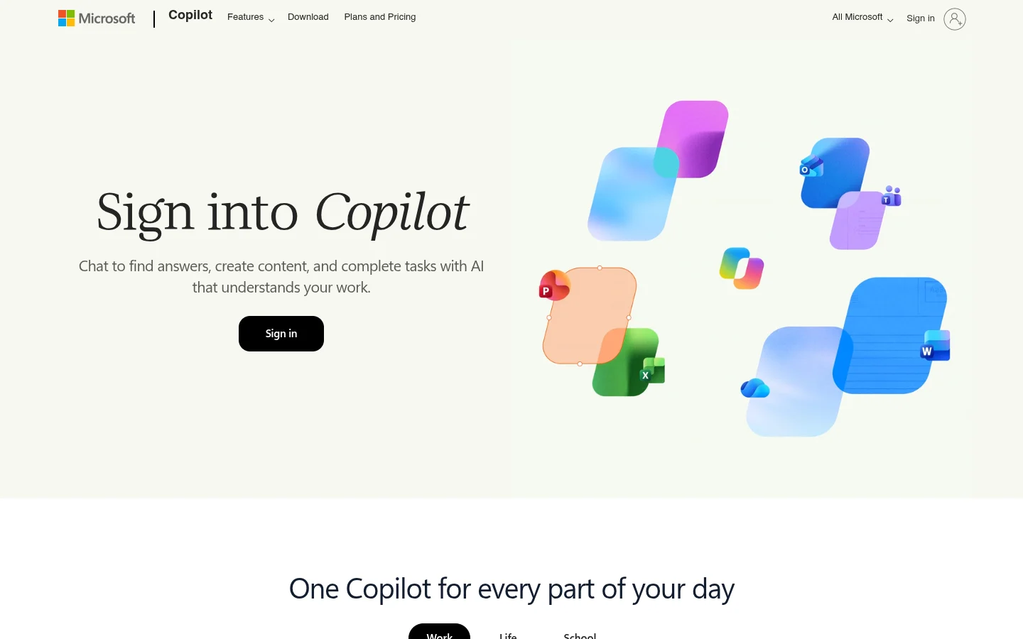 Microsoft Copilot screenshot