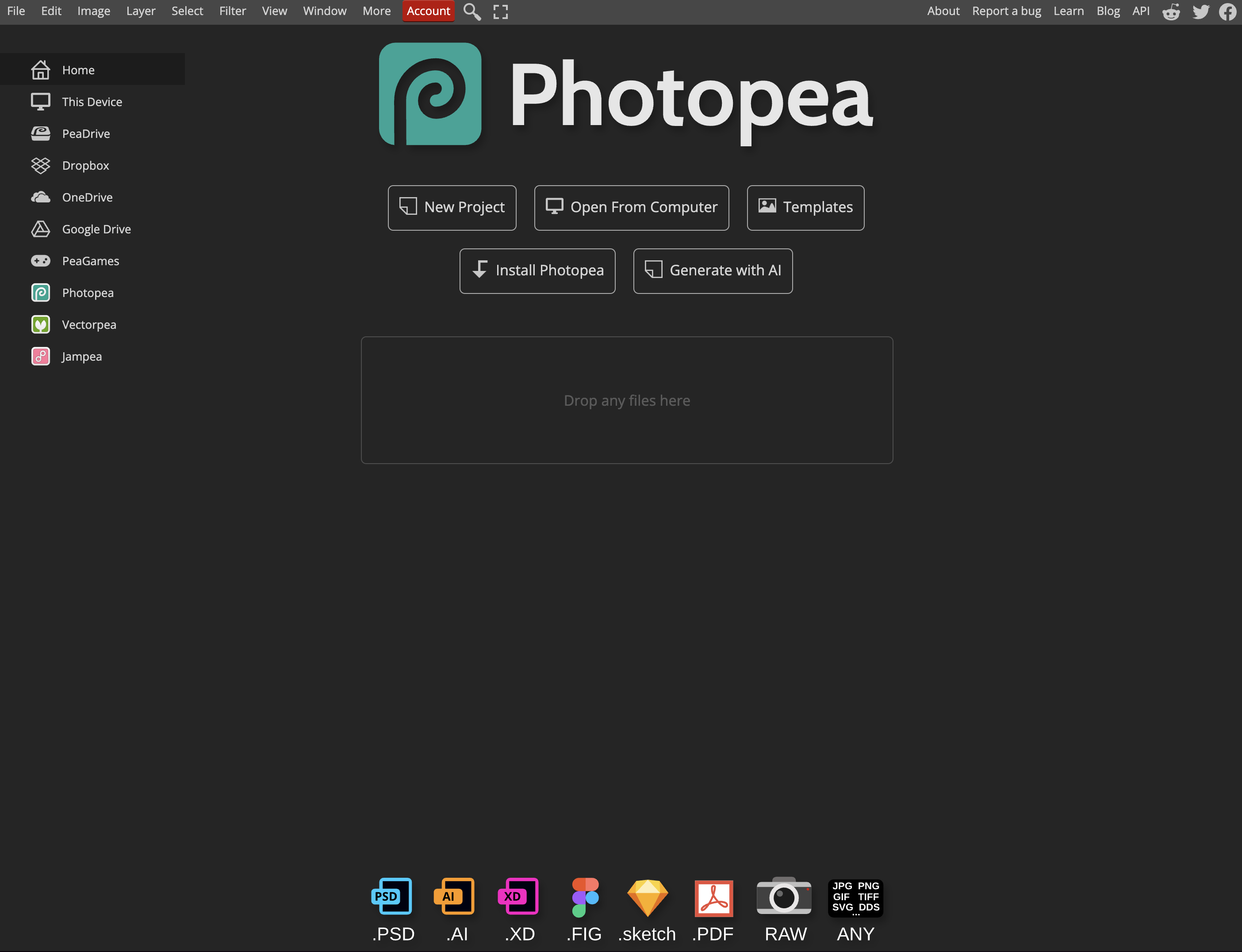 Photopea screenshot