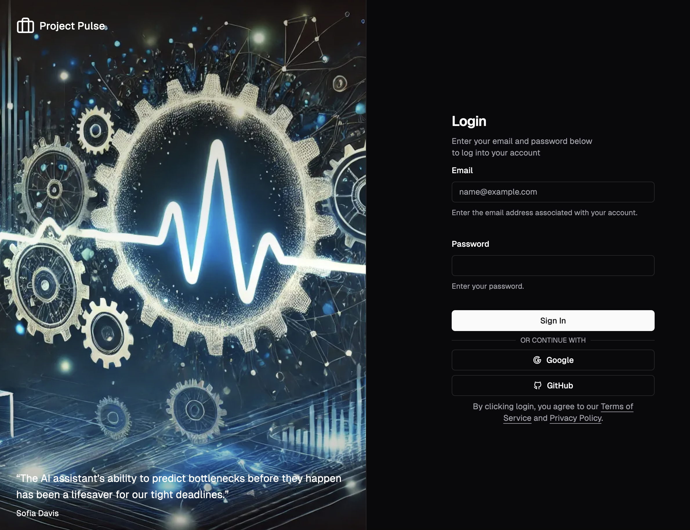 Project Pulse screenshot